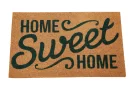 UniqueMatz Home Sweet Home Theme Printed Natural Coir Doormat for Outdoor / Multipurpose use
