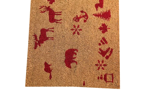 UniqueMatz Natural Coconut Coir Animals art design Door Mat with Anti Skid PVC Backing for Indoor,Outdoor, Home and Office - Image 5
