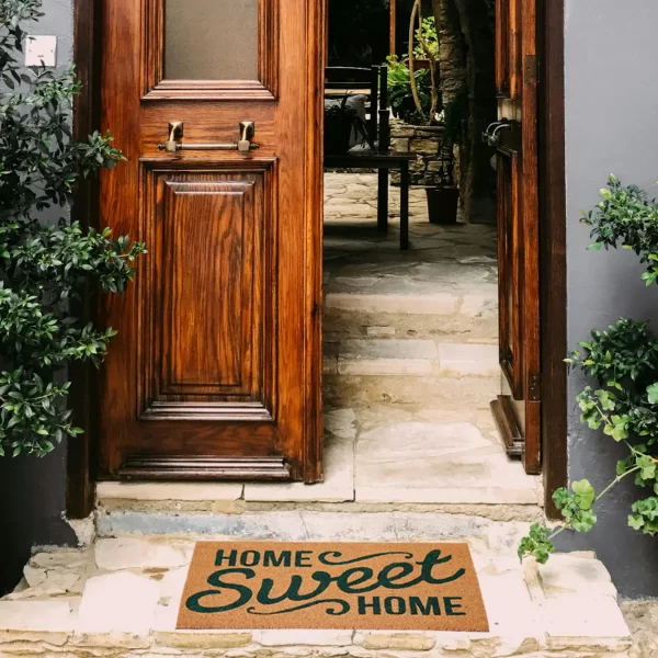 UniqueMatz Home Sweet Home Theme Printed Natural Coir Doormat for Outdoor / Multipurpose use - Image 6