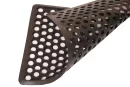 UniqueMatz Rubber Hollow Door Mat with molded pattern for home or office bathroom, washroom, indoor/outdoor