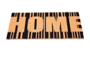 UniqueMatz Natural Coconut Coir Door Mat HOME Print Anti Skid PVC Backing for Indoor,Outdoor, Home and Office