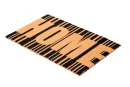 UniqueMatz Natural Coconut Coir Door Mat HOME Print Anti Skid PVC Backing for Indoor,Outdoor, Home and Office