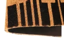 UniqueMatz Natural Coconut Coir Door Mat HOME Print Anti Skid PVC Backing for Indoor,Outdoor, Home and Office