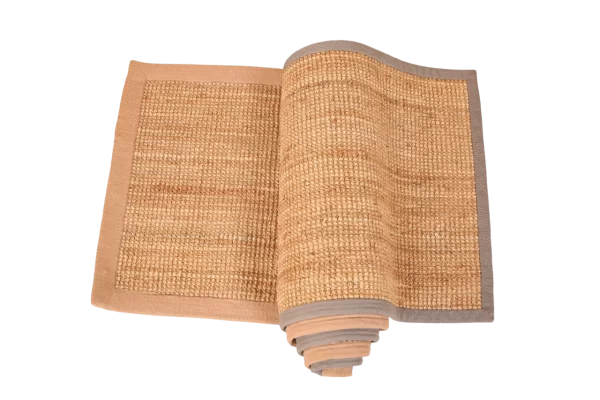 UniqueMatz Soft Bedside Runner / Living room / Prayer / Luxury Yoga Mat with Cotton Border - Image 2