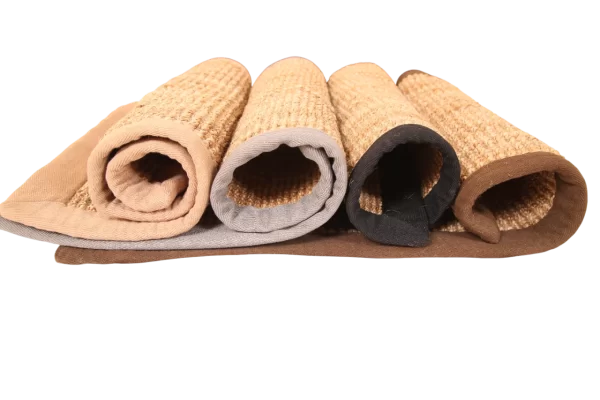 UniqueMatz Eco-Friendly Jute Anti-Skid Yoga Mat with cotton border - Image 6