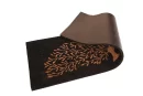 UniqueMatz Natural Coco Coir Yellow and Beige Tree Printed Anti-Slip Door Mat with Anti-Slip PVC Backing for Indoor, Outdoor, Patio, Home and Office